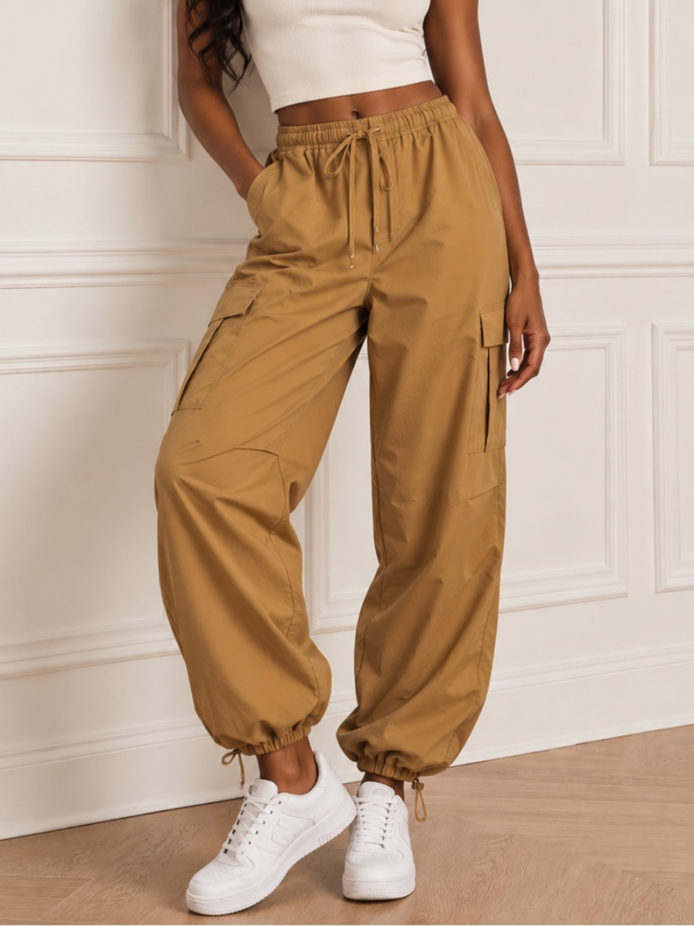 Pilcro Anthropologie Pull-On Parachute Pants Small